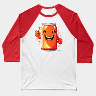 Soft drink cute T-Shirt cute giril Baseball T-Shirt